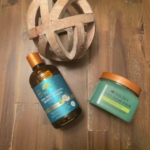 Tree hut coconut lime scrub and body wash